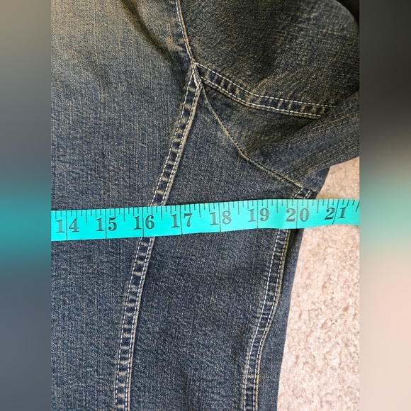 MARC AUREL Denim Fitted Jacket. Size 42 - Picture 12 of 13